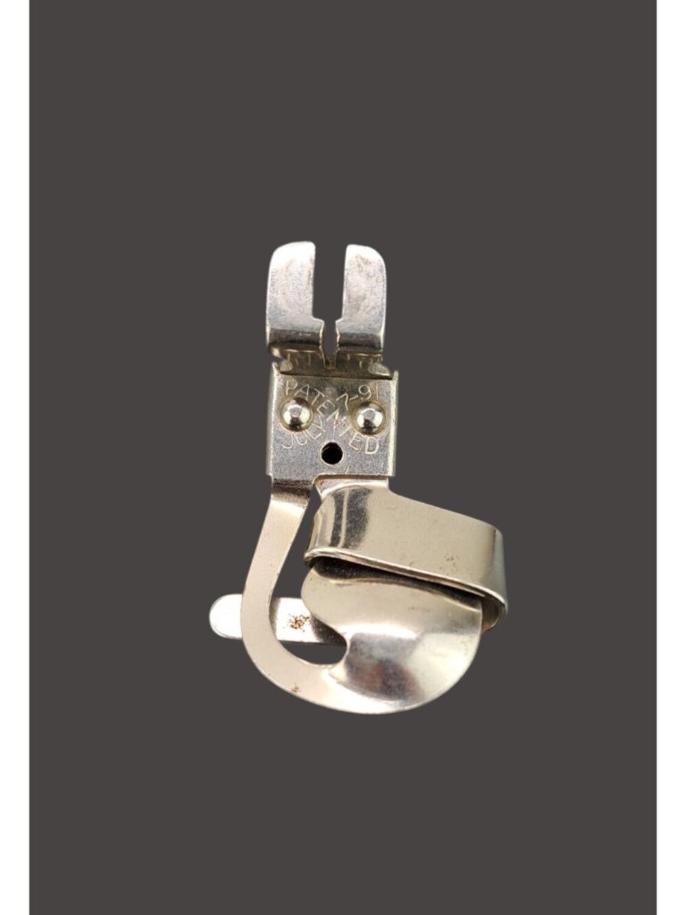 Antique Greist Metal Sewing Machine Hemmer Presser Foot Attachment Patented 1891